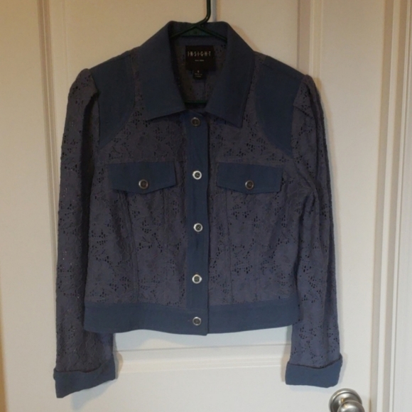 INSIGHT Button Up Jacket 6 NWOT - Picture 2 of 7